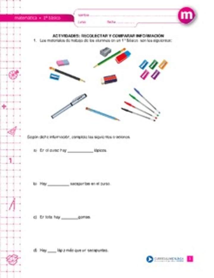 Recolectar y comparar información Recolectar y comparar información