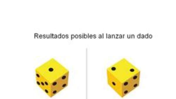 Lanzamiento de un dado Lanzamiento de un dado