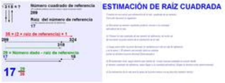 Estimación de raíces Estimación de raíces