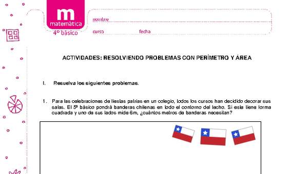 Resolviendo problemas con perímetro y área Resolviendo problemas con perímetro y área