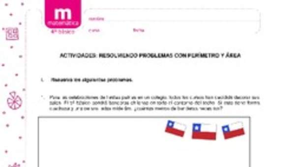 Resolviendo problemas con perímetro y área