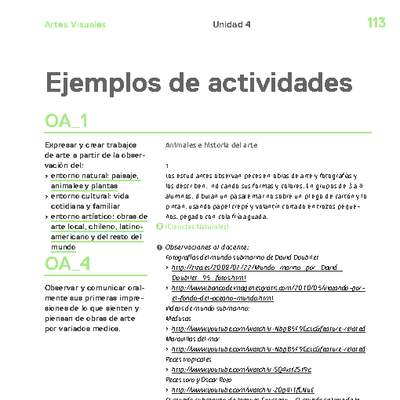 Actividades sugeridas Unidad 4 Actividades sugeridas Unidad 4