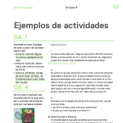 Actividades sugeridas Unidad 4 Actividades sugeridas Unidad 4