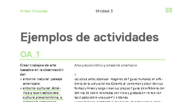 Actividades sugeridas Unidad 3