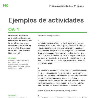 Actividades sugeridas Unidad 4 Actividades sugeridas Unidad 4