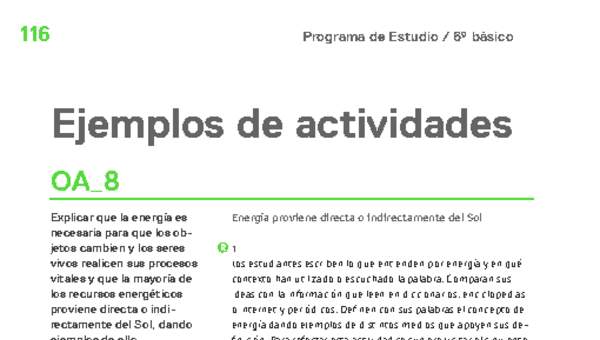 Actividades sugeridas Unidad 3