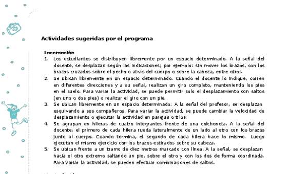 Actividades sugeridas Unidad 3 Actividades sugeridas Unidad 3