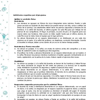 Actividades sugeridas Unidad 3 Actividades sugeridas Unidad 3