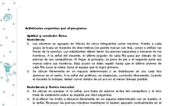 Actividades sugeridas Unidad 3 Actividades sugeridas Unidad 3