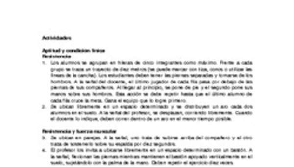 Actividades sugeridas Unidad 3 Actividades sugeridas Unidad 3