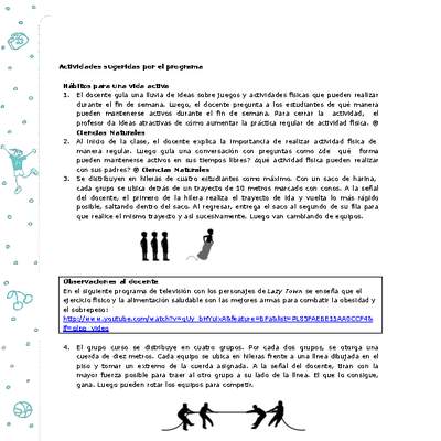 Actividades sugeridas Unidad 3 Actividades sugeridas Unidad 3