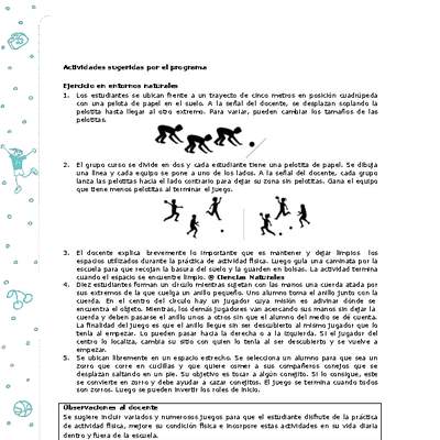 Actividades sugeridas Unidad 4 Actividades sugeridas Unidad 4