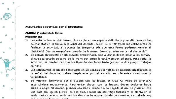 Actividades sugeridas Unidad 4 Actividades sugeridas Unidad 4