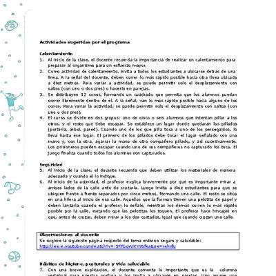 Actividades sugeridas Unidad 4 Actividades sugeridas Unidad 4