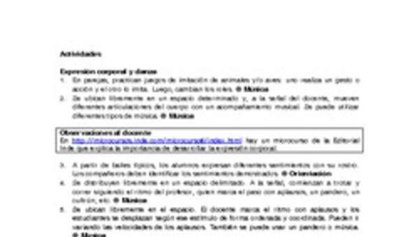 Actividades sugeridas Unidad 3 Actividades sugeridas Unidad 3