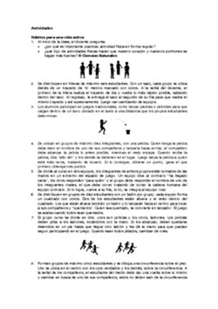 Actividades sugeridas Unidad 3 Actividades sugeridas Unidad 3