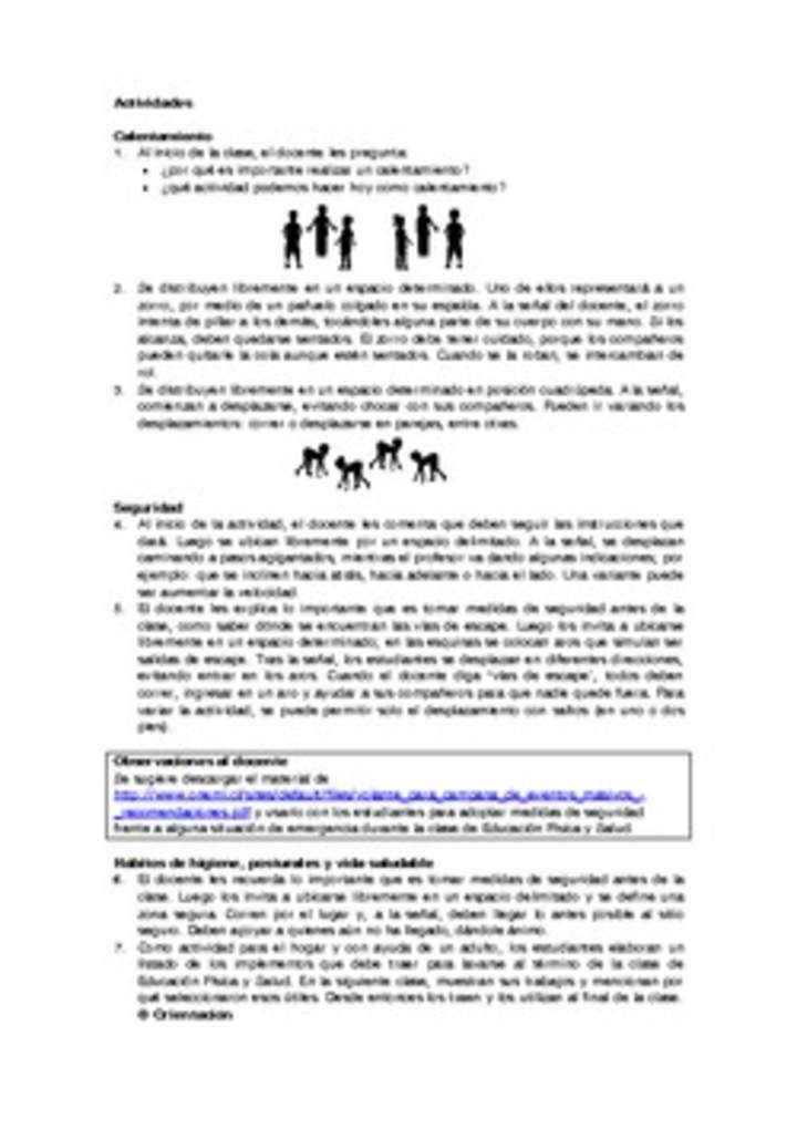 Actividades sugeridas Unidad 3 Actividades sugeridas Unidad 3