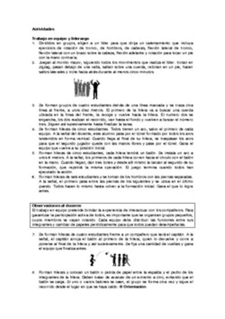 Actividades sugeridas Unidad 4 Actividades sugeridas Unidad 4