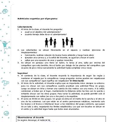 Actividades sugeridas Unidad 4 Actividades sugeridas Unidad 4
