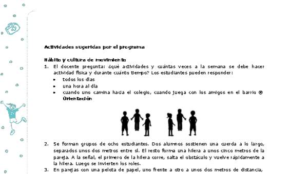 Actividades sugeridas Unidad 3 Actividades sugeridas Unidad 3