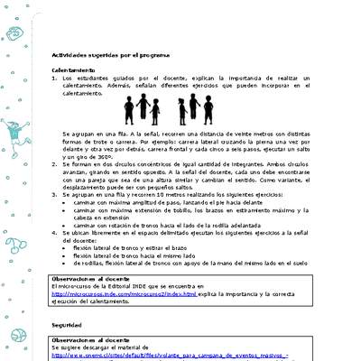 Actividades sugeridas Unidad 3 Actividades sugeridas Unidad 3