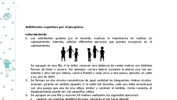 Actividades sugeridas Unidad 3 Actividades sugeridas Unidad 3