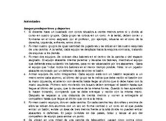 Actividades sugeridas Unidad 4 Actividades sugeridas Unidad 4