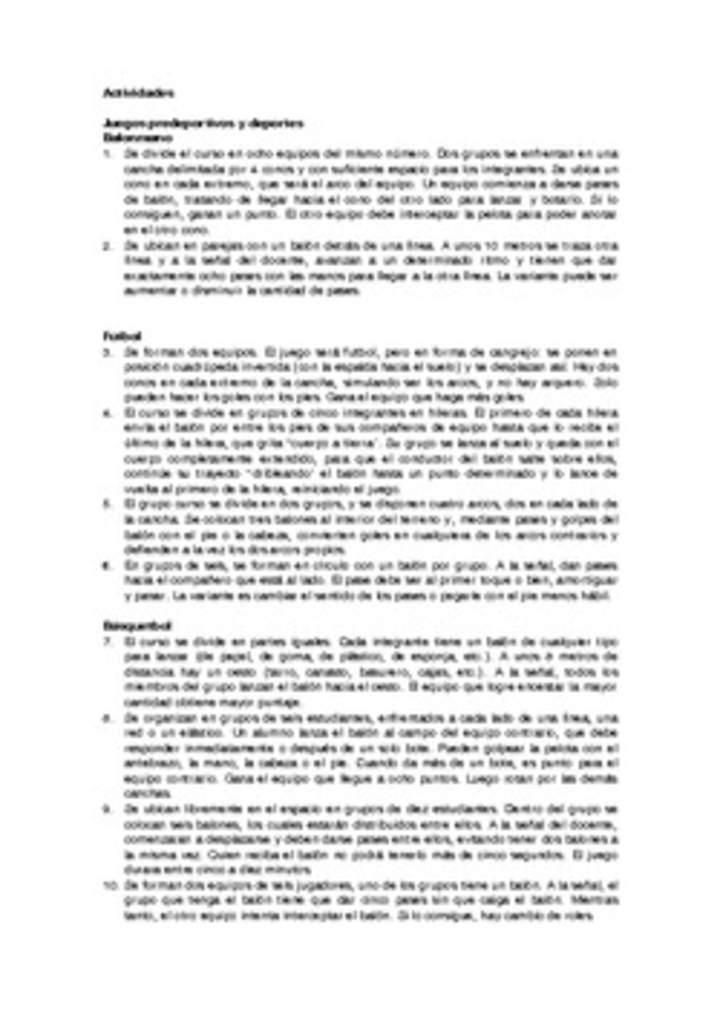 Actividades sugeridas Unidad 4 Actividades sugeridas Unidad 4