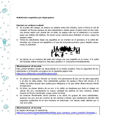 Actividades sugeridas Unidad 4 Actividades sugeridas Unidad 4