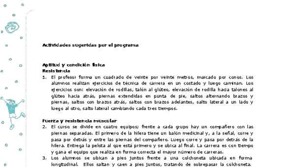 Actividades sugeridas Unidad 4 Actividades sugeridas Unidad 4