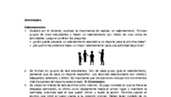 Actividades sugeridas Unidad 3 Actividades sugeridas Unidad 3