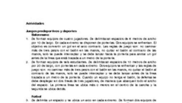 Actividades sugeridas Unidad 4 Actividades sugeridas Unidad 4