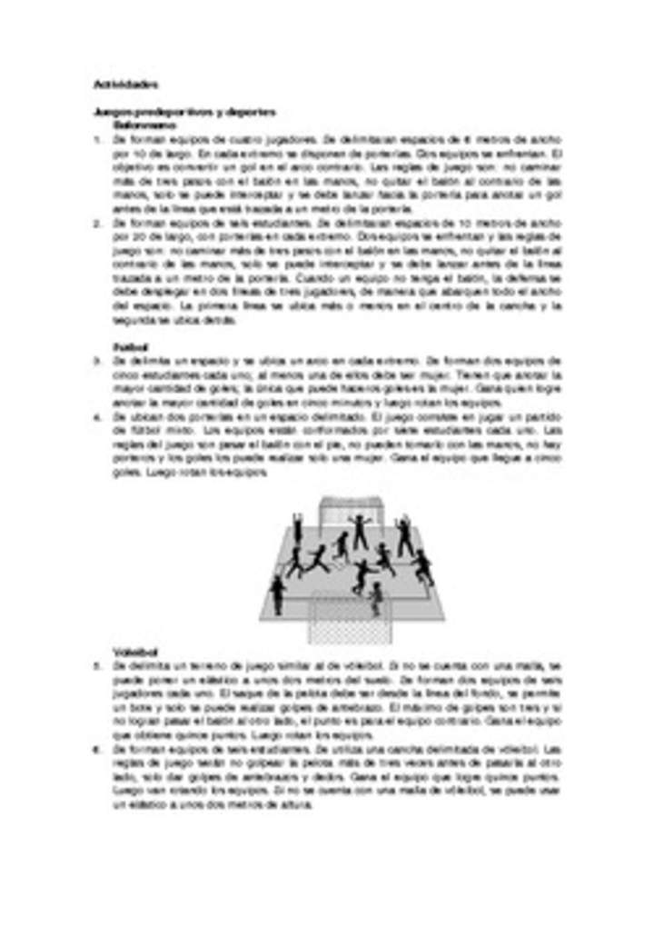 Actividades sugeridas Unidad 4 Actividades sugeridas Unidad 4