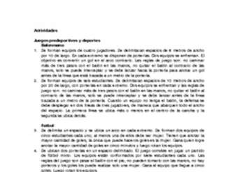 Actividades sugeridas Unidad 4 Actividades sugeridas Unidad 4