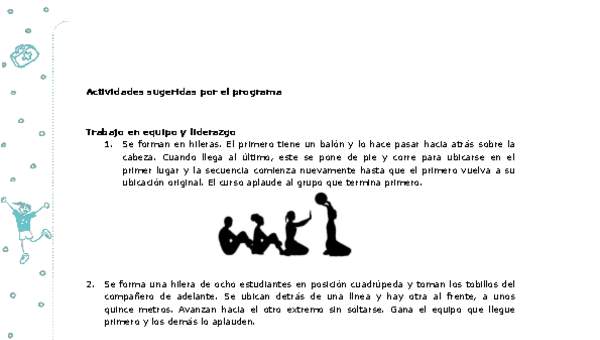 Actividades sugeridas Unidad 4 Actividades sugeridas Unidad 4