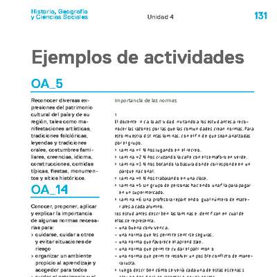 Actividades sugeridas Unidad 4 Actividades sugeridas Unidad 4