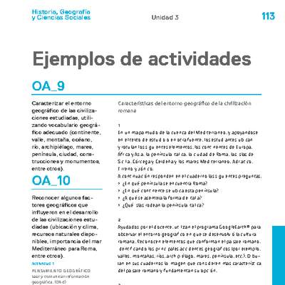 Actividades sugeridas Unidad 3 Actividades sugeridas Unidad 3