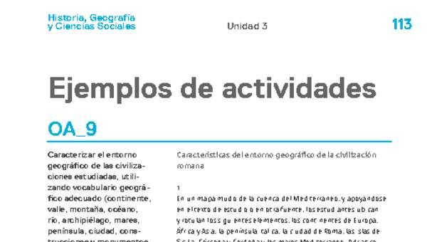 Actividades sugeridas Unidad 3 Actividades sugeridas Unidad 3