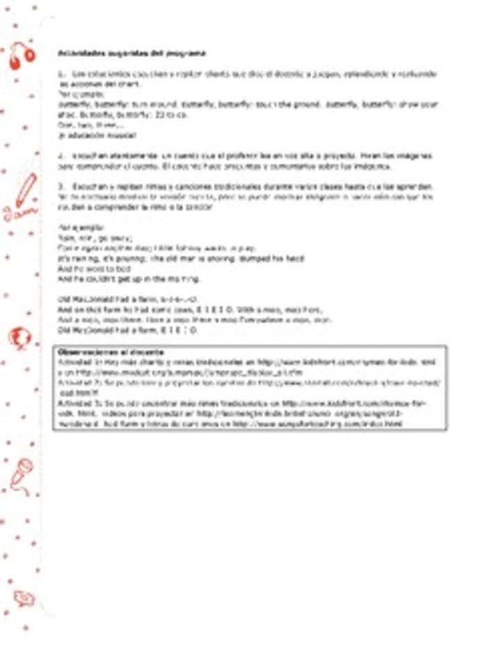 Actividades sugeridas Unidad 3 Actividades sugeridas Unidad 3