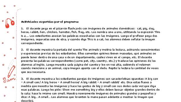 Actividades sugeridas Unidad 3 Actividades sugeridas Unidad 3