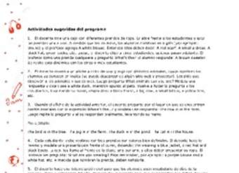 Actividades sugeridas Unidad 3 Actividades sugeridas Unidad 3