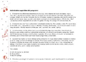 Actividades sugeridas Unidad 3 Actividades sugeridas Unidad 3