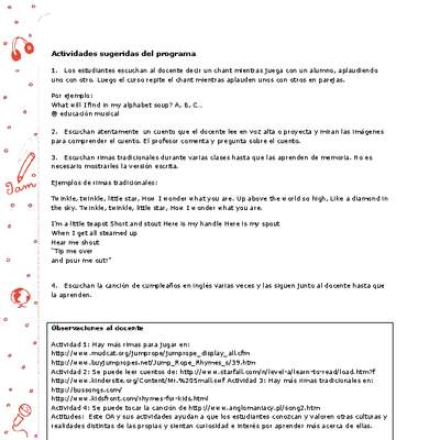 Actividades sugeridas Unidad 4 Actividades sugeridas Unidad 4