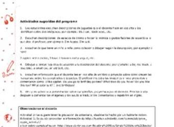 Actividades sugeridas Unidad 4 Actividades sugeridas Unidad 4