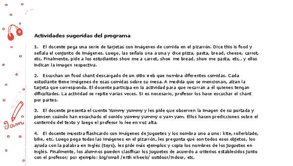 Actividades sugeridas Unidad 4 Actividades sugeridas Unidad 4