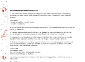 Actividades sugeridas Unidad 4 Actividades sugeridas Unidad 4