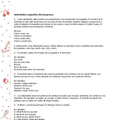 Actividades sugeridas Unidad 4 Actividades sugeridas Unidad 4