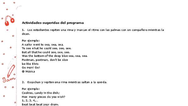 Actividades sugeridas Unidad 3 Actividades sugeridas Unidad 3