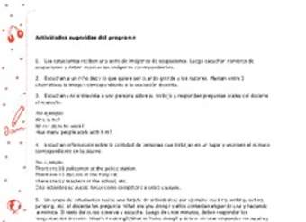 Actividades sugeridas Unidad 3 Actividades sugeridas Unidad 3