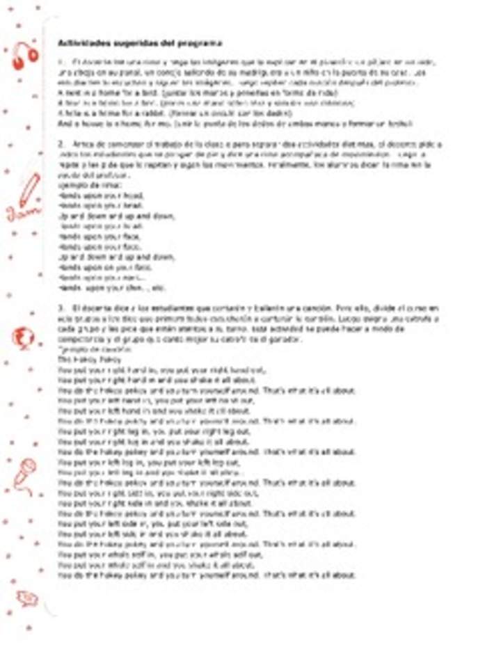 Actividades sugeridas Unidad 3 Actividades sugeridas Unidad 3